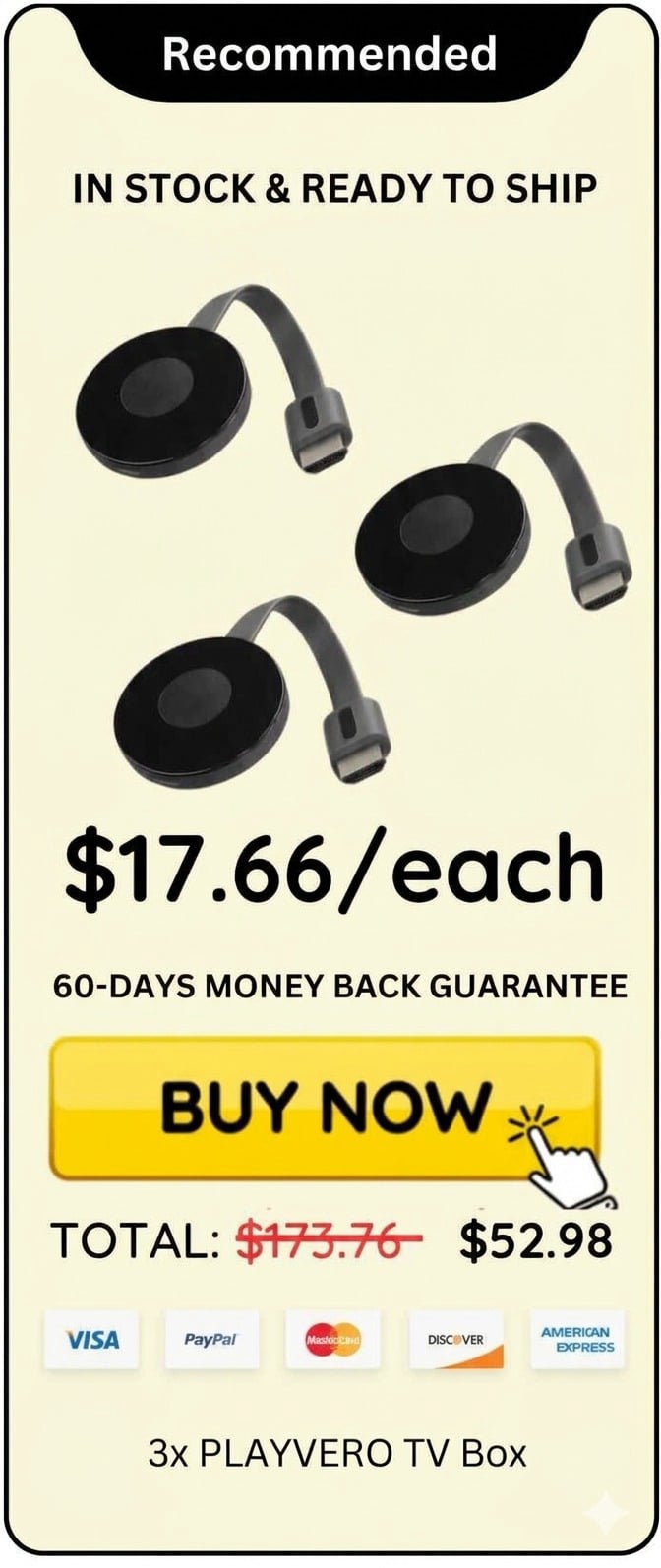 PLAYVERO TV Box offer package price